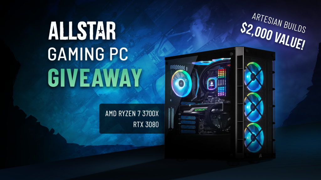 online contests, sweepstakes and giveaways - Allstar | $2,000 Gaming PC Giveaway - Vast | Expand Your Reach