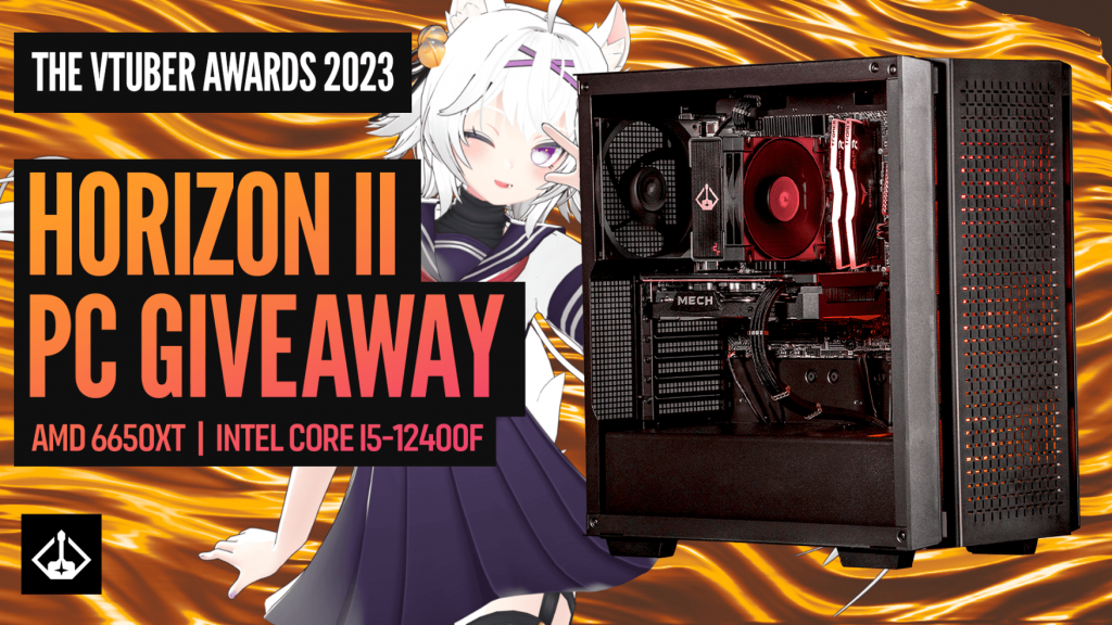 The VTuber Awards 2023 AMD 6650XT Gaming PC